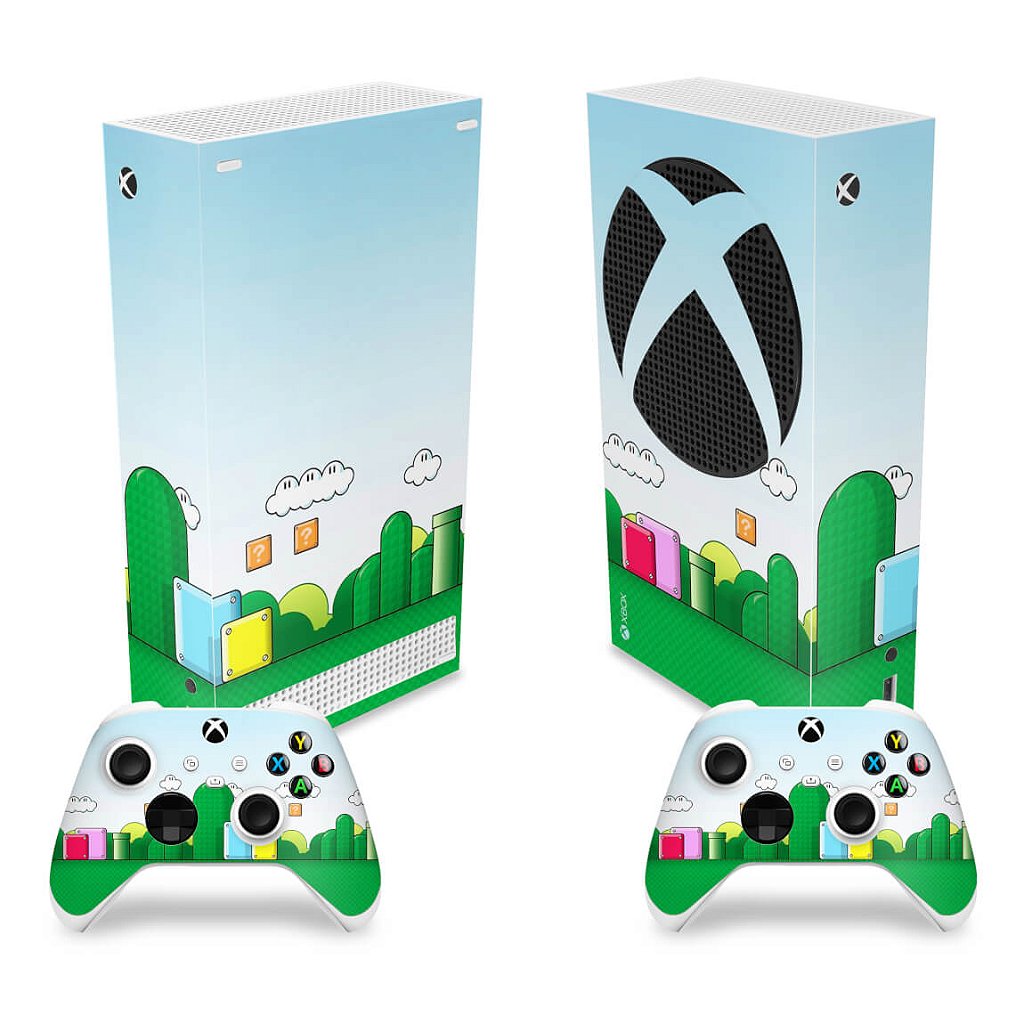 Skin Anti-Rage Xbox Series S Vertical - Super Mario Bros
