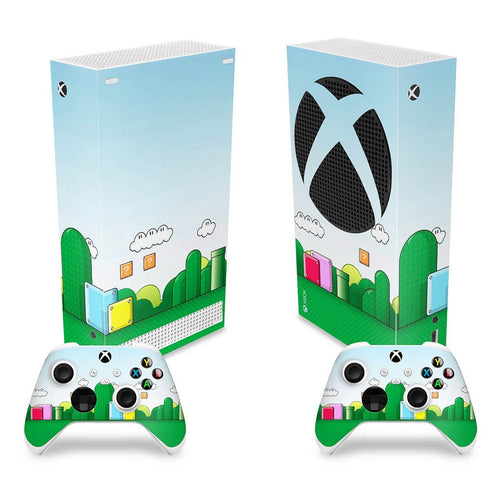 Skin Anti-Rage Xbox Series S Vertical - Super Mario Bros