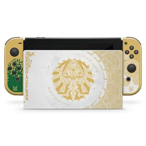 KIT Capa Anti Poeira e Skin Anti-Rage Nintendo Switch 1 - Zelda Tears of the Kingdom Edition - Pop Arte Skins - foto 3
