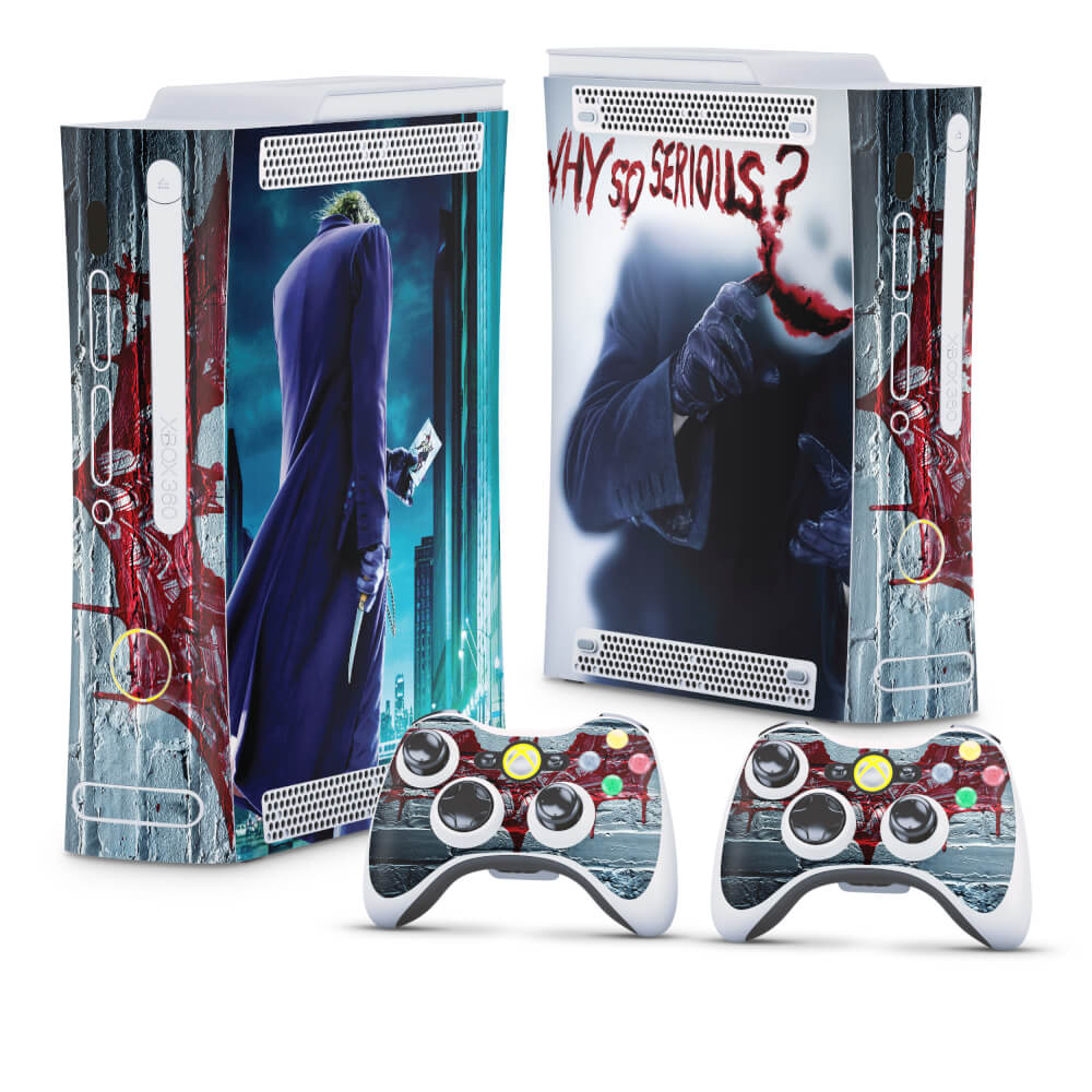 Skin Anti-Rage Xbox 360 Fat - Coringa Joker #A