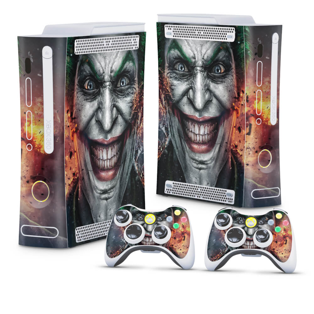 Skin Anti-Rage Xbox 360 Fat - Coringa Joker #B