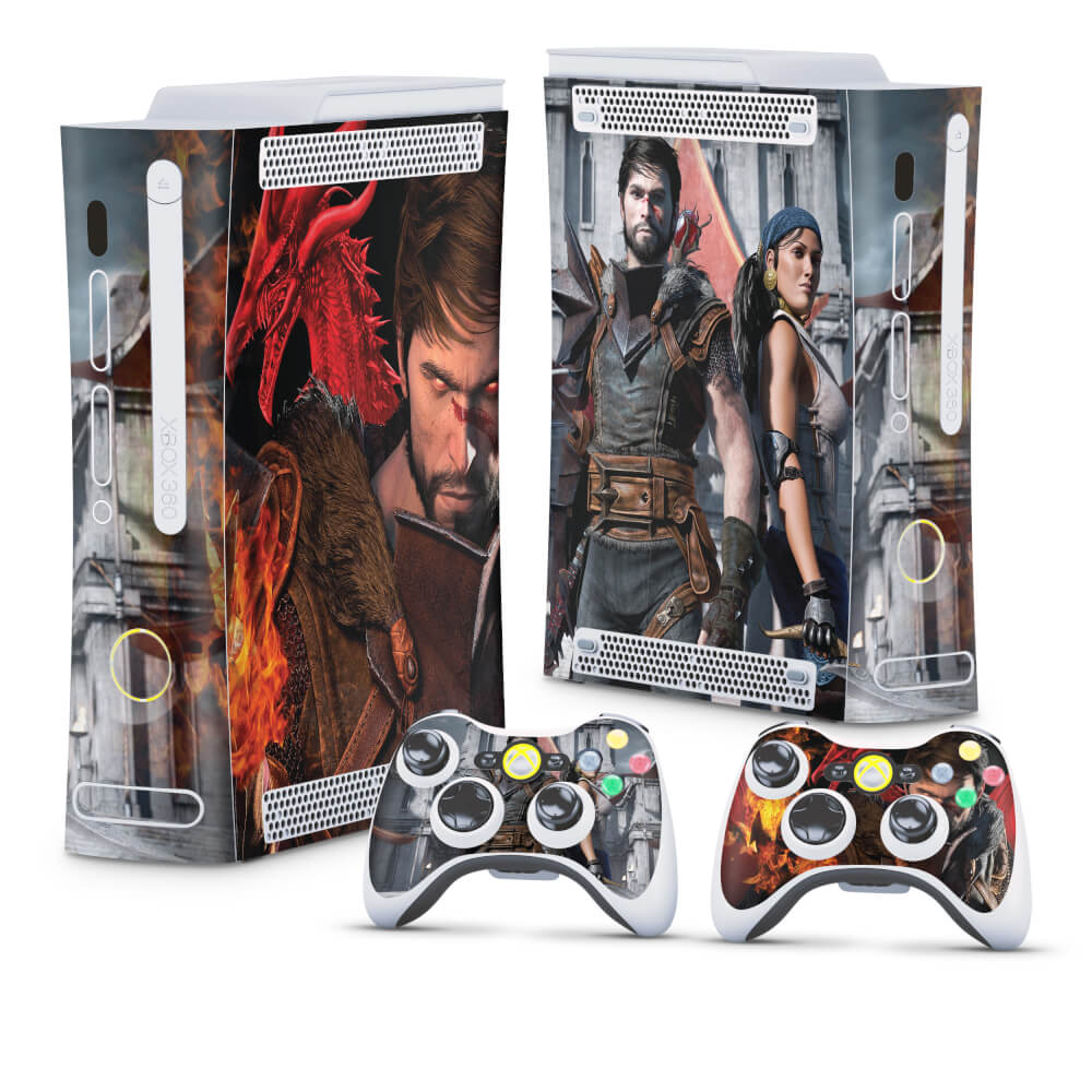 Skin Anti-Rage Xbox 360 Fat - Dragon Age 2