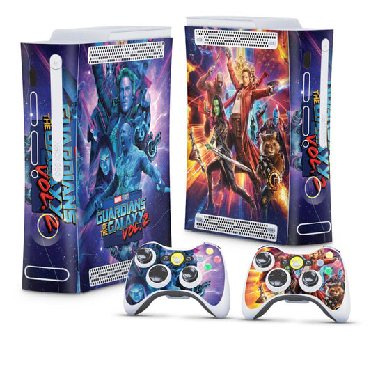 Xbox 360 Fat Skin - Guardiões Da Galáxia Vol 2