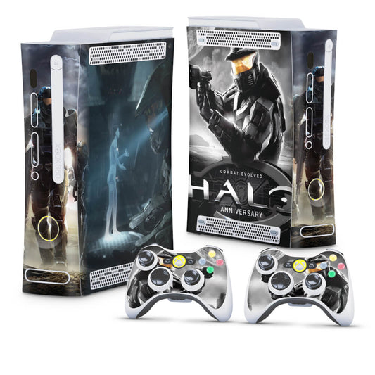 Skin Anti-Rage Xbox 360 Fat - Halo Anniversary
