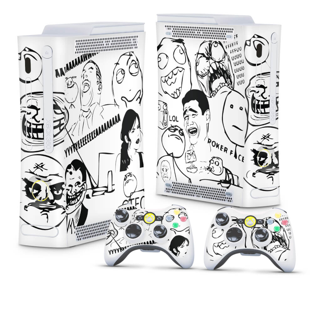 Skin Anti-Rage Xbox 360 Fat - Memes