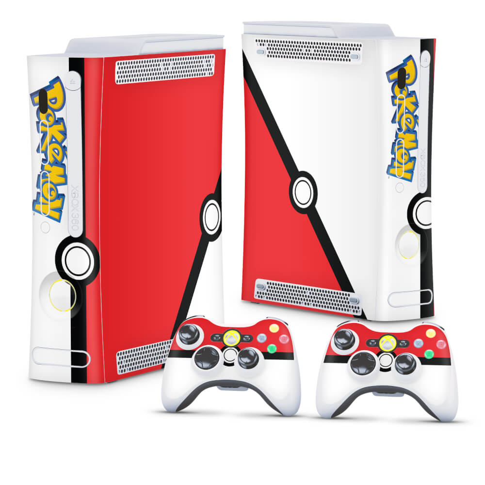Skin Anti-Rage Xbox 360 Fat - Pokemon Pokebola