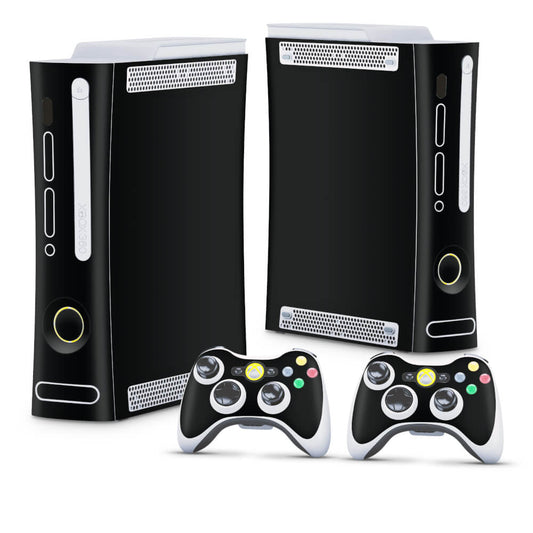 Skin Anti-Rage Xbox 360 Fat - Preto Black Piano
