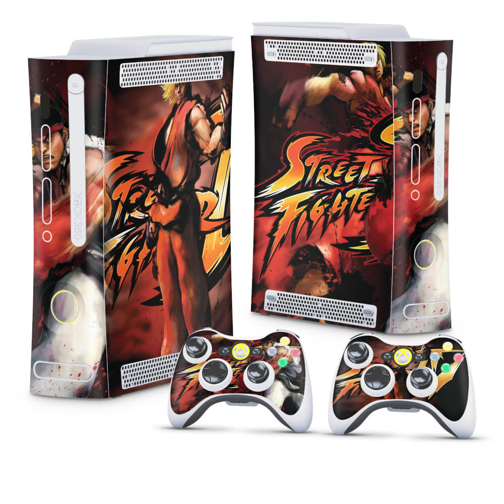 Skin Anti-Rage Xbox 360 Fat - Street Fighter 4 #A