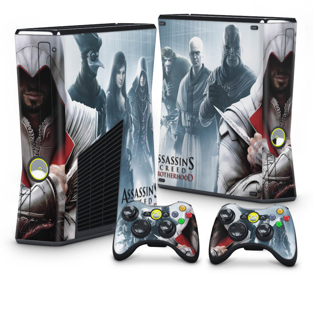 Skin Anti-Rage Xbox 360 Slim - Assassins Creed Brotherwood #C
