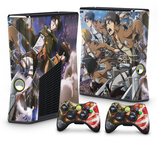 Xbox 360 Slim Skin - Attack on Titan #A