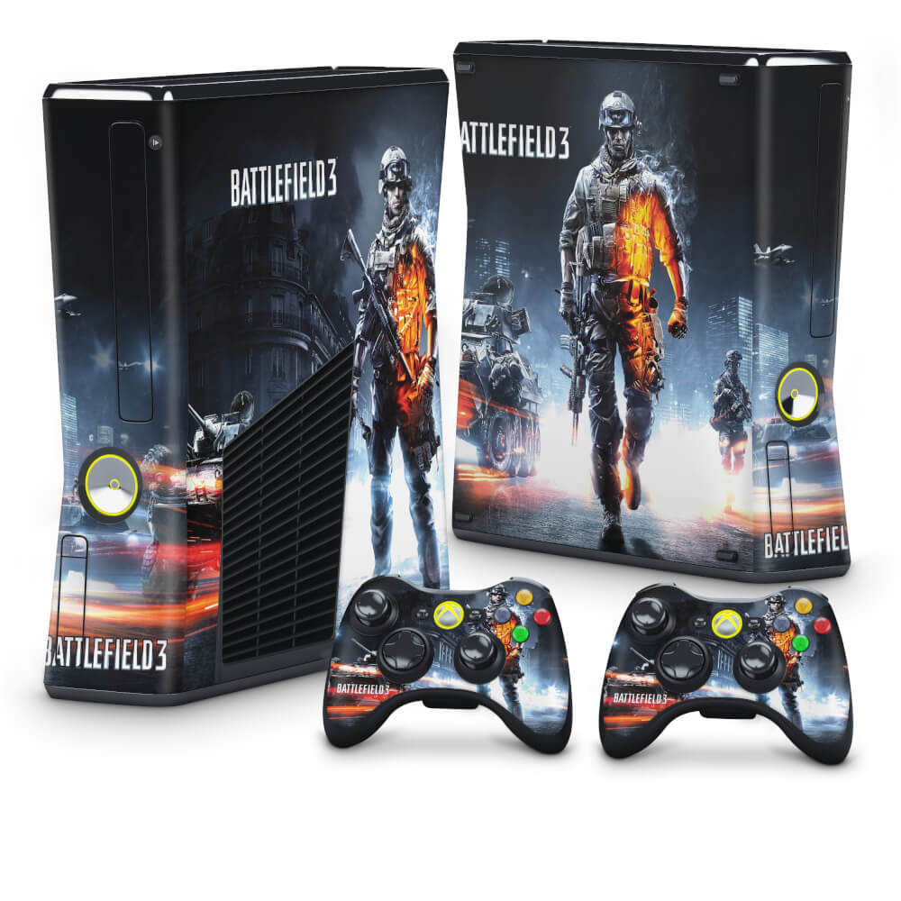 Skin Anti-Rage Xbox 360 Slim - Battlefield 3