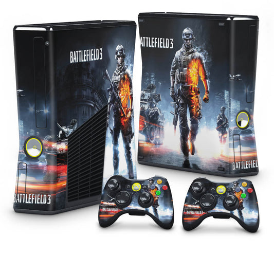 Skin Anti-Rage Xbox 360 Slim - Battlefield 3