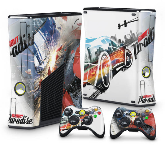 Skin Anti-Rage Xbox 360 Slim - Burnout Paradise