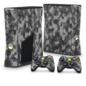 Skin Anti-Rage Xbox 360 Slim - Camuflagem Cinza