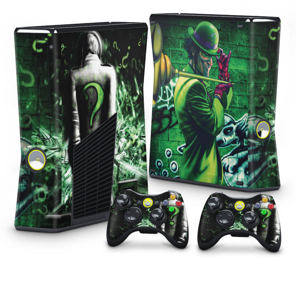 Xbox 360 Slim Skin - Charada Batman