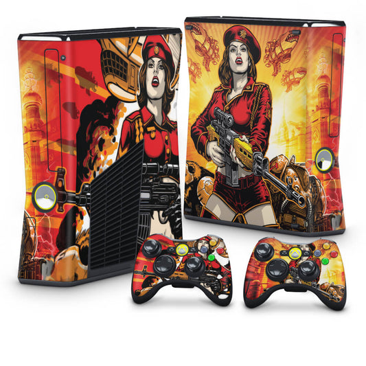 Skin Anti-Rage Xbox 360 Slim - Command and Conquer Red Alert