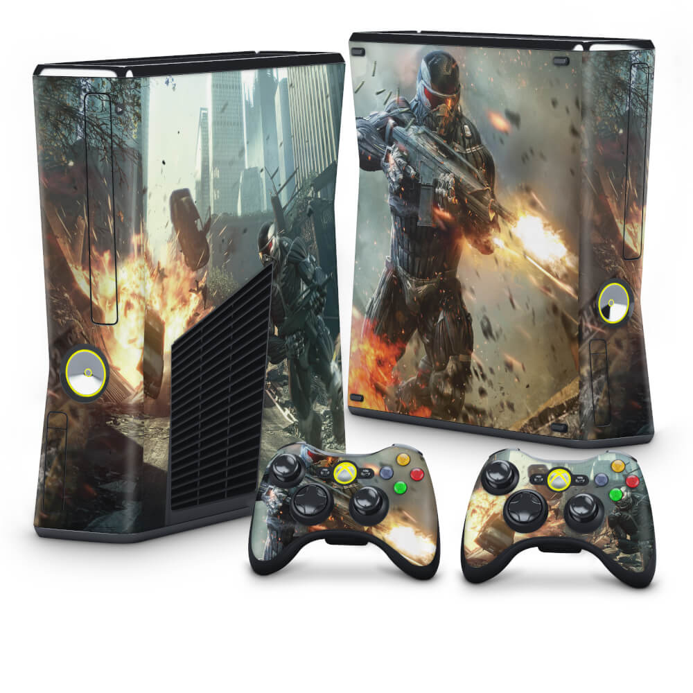 Skin Anti-Rage Xbox 360 Slim - Crysis 2