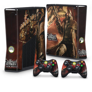 Skin Anti-Rage Xbox 360 Slim - Fallout New Vegas