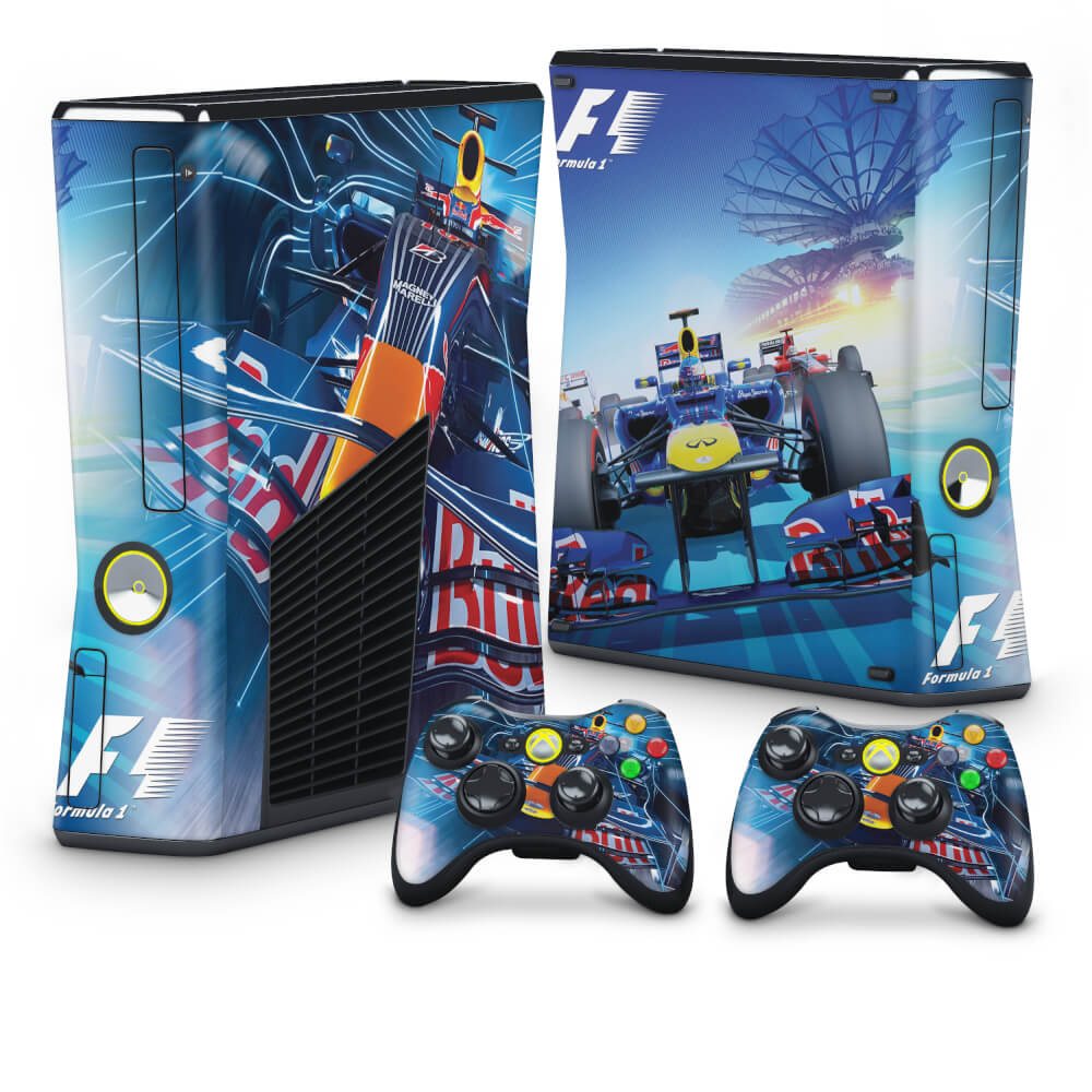 Skin Anti-Rage Xbox 360 Slim - Formula 1 #A