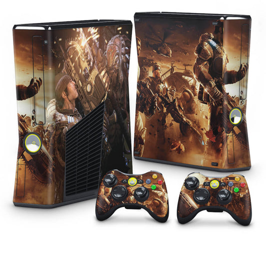 Xbox 360 Slim Skin - Gears of War 2