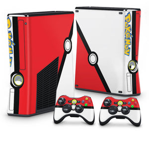 Skin Anti-Rage Xbox 360 Slim - Pokemon Pokebola