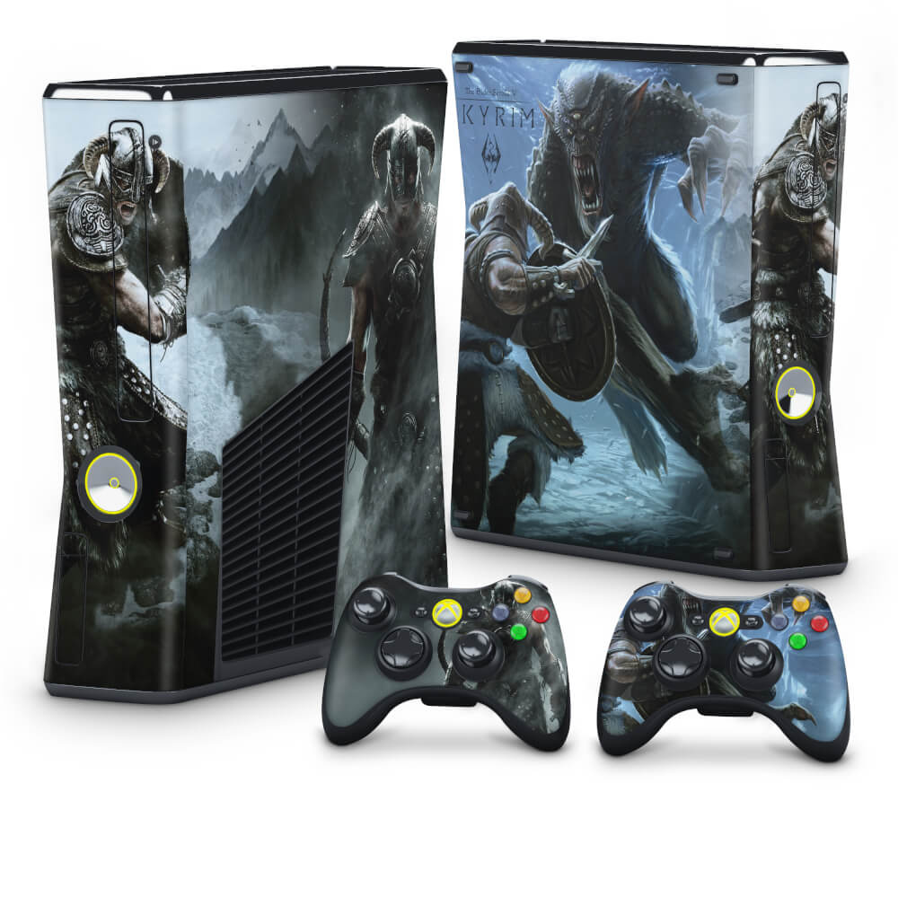 Skin Anti-Rage Xbox 360 Slim - Skyrim