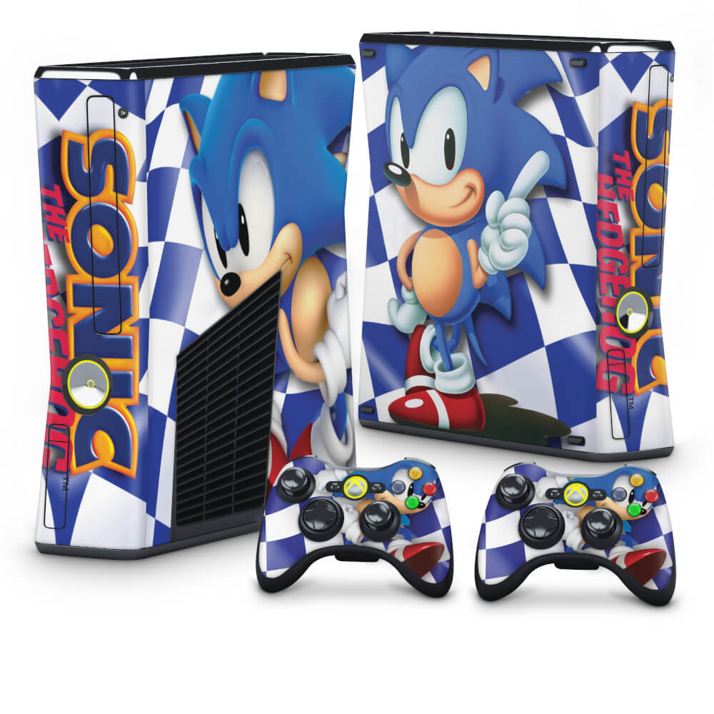 Skin Anti-Rage Xbox 360 Slim - Sonic The Hedgehog