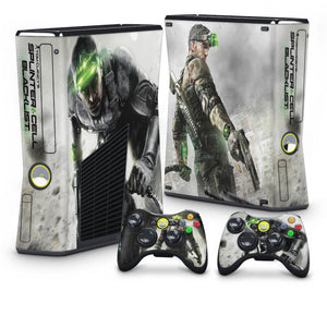 Skin Anti-Rage Xbox 360 Slim - Splinter Cell Black List