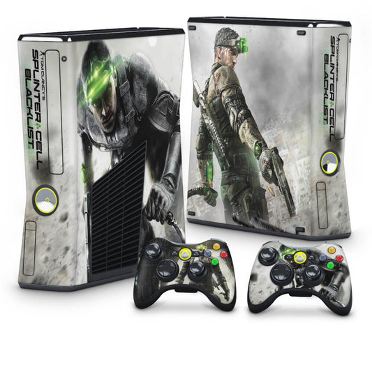 Xbox 360 Slim Skin - Splinter Cell Black List