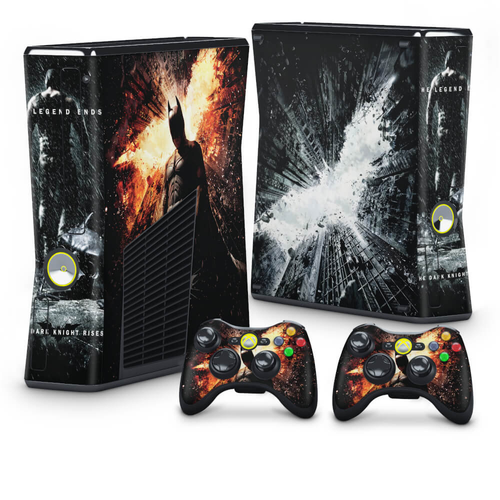 Skin Anti-Rage Xbox 360 Slim - The Dark Knight Rises - Batman