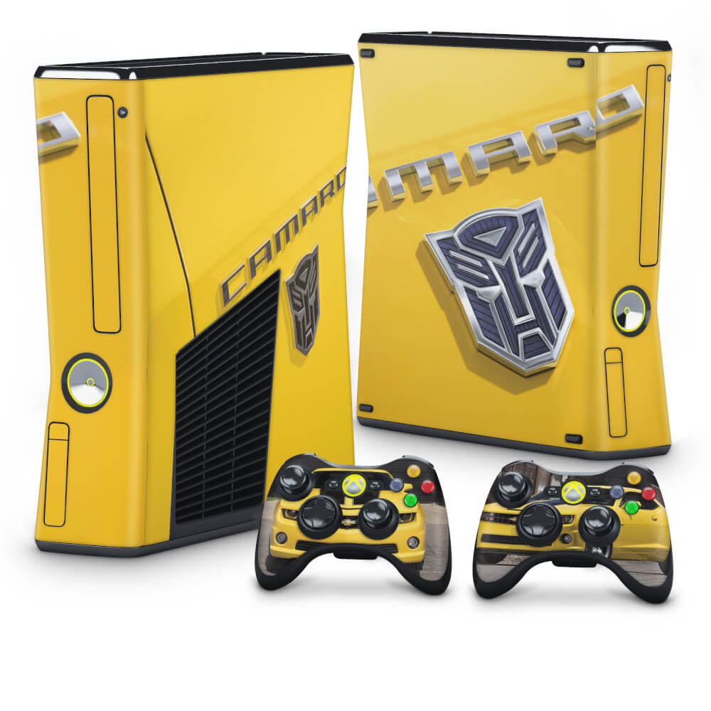 Skin Anti-Rage Xbox 360 Slim - Transformers Camaro