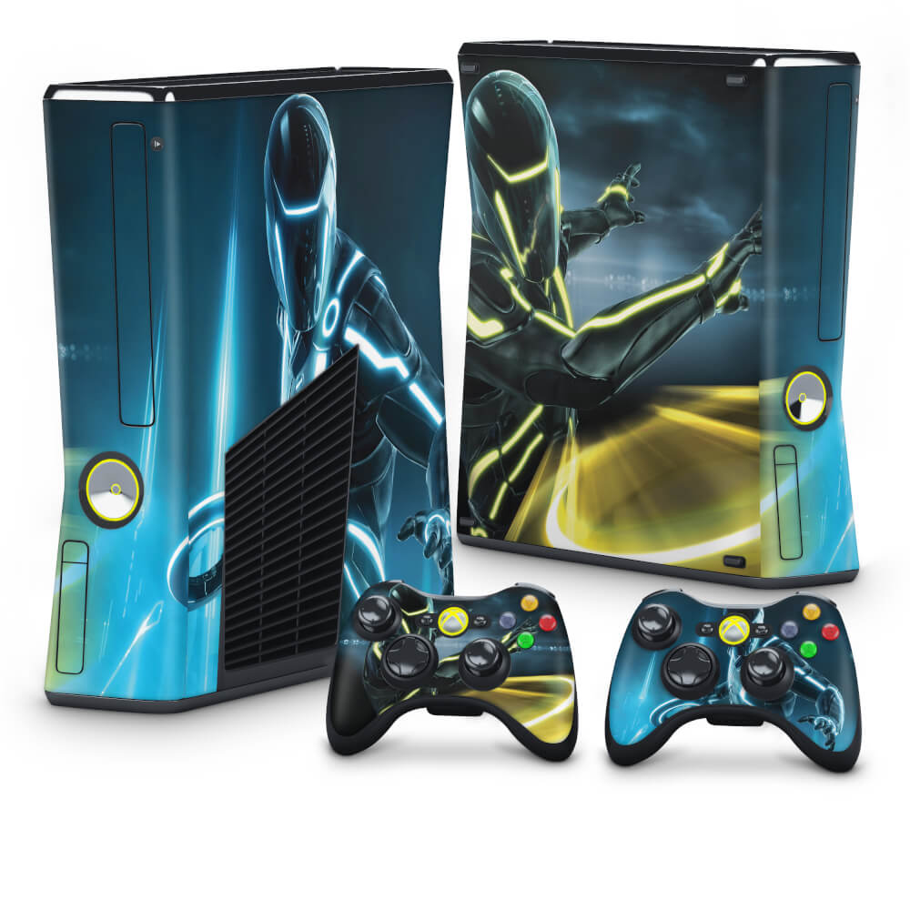 Skin Anti-Rage Xbox 360 Slim - Tron