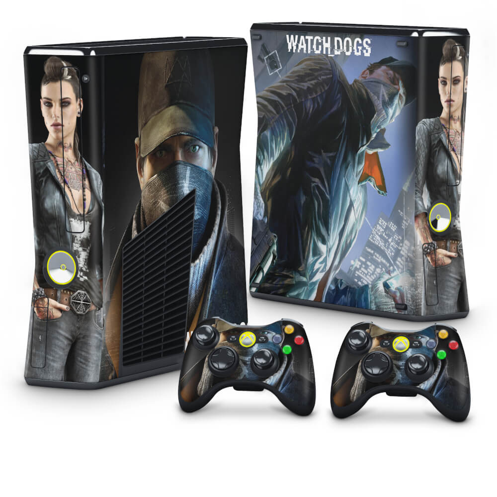 Skin Anti-Rage Xbox 360 Slim - Watch Dogs