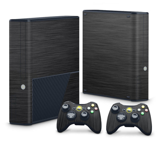 Xbox 360 Super Slim Skin - Aço Escovado Preto