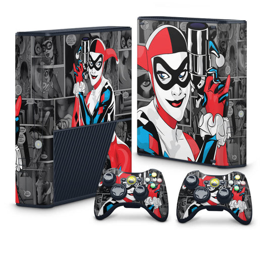 Xbox 360 Super Slim Skin - Arlequina Harley Quinn