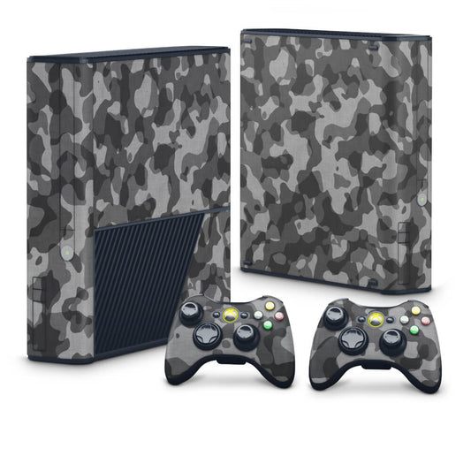Xbox 360 Super Slim Skin - Camuflagem Cinza