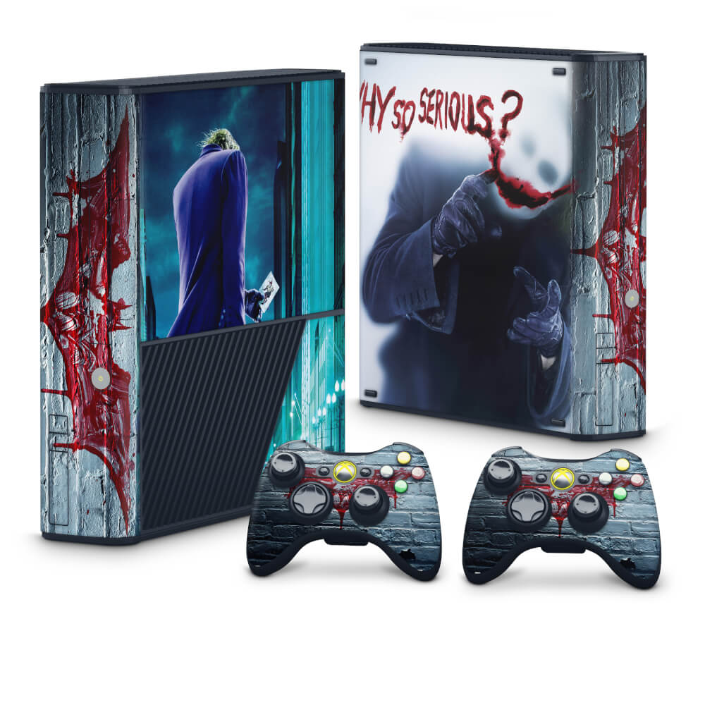 Skin Anti-Rage Xbox 360 Super Slim - Coringa Joker #A
