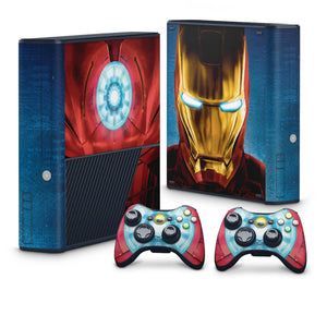 Skin Anti-Rage Xbox 360 Super Slim - Iron Man - Homem de Ferro #B