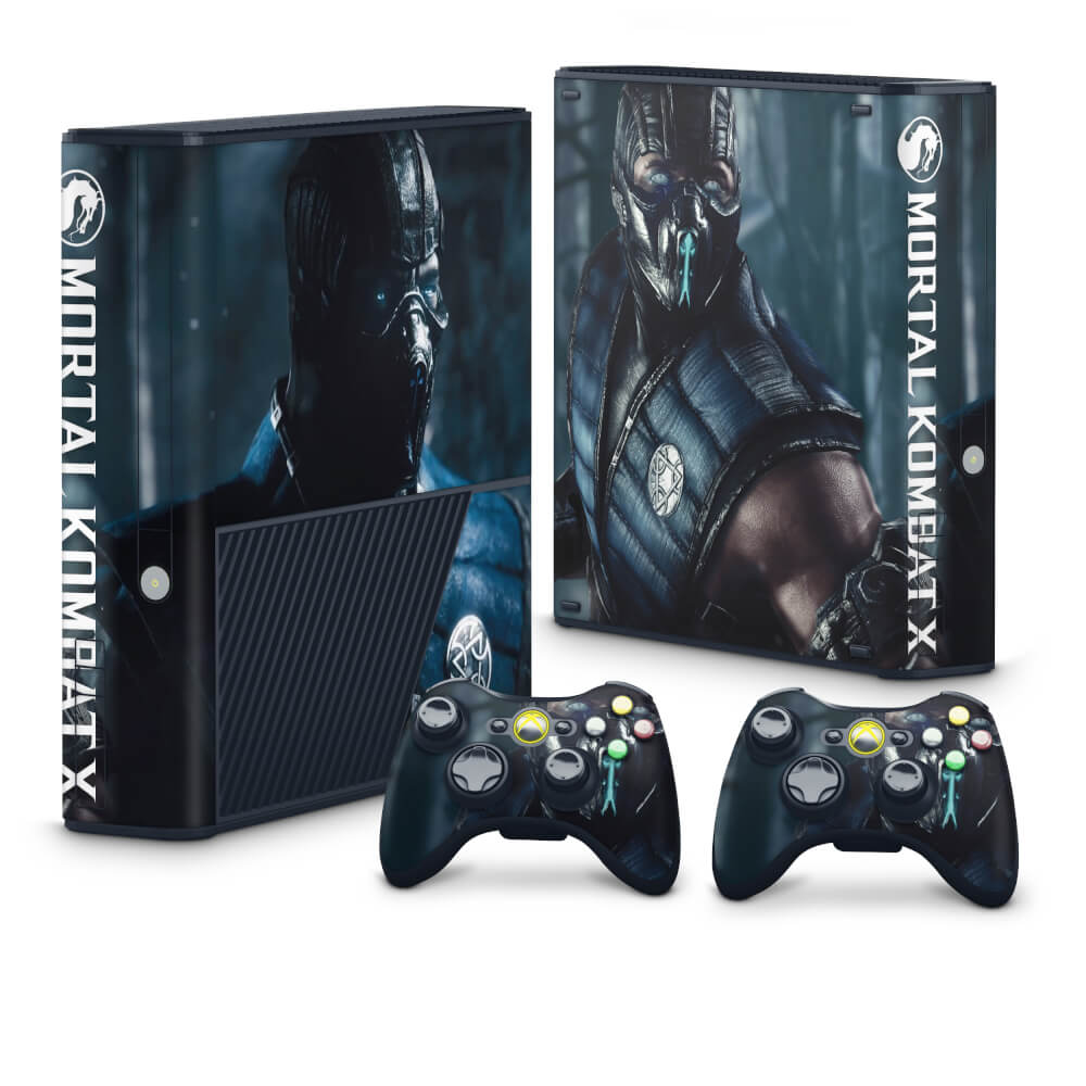 Skin Anti-Rage Xbox 360 Super Slim - Mortal Kombat X Subzero