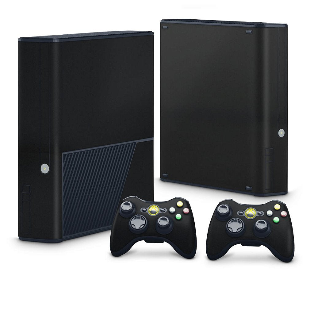 Xbox 360 Super Slim Skin - Preto Fosco Mate