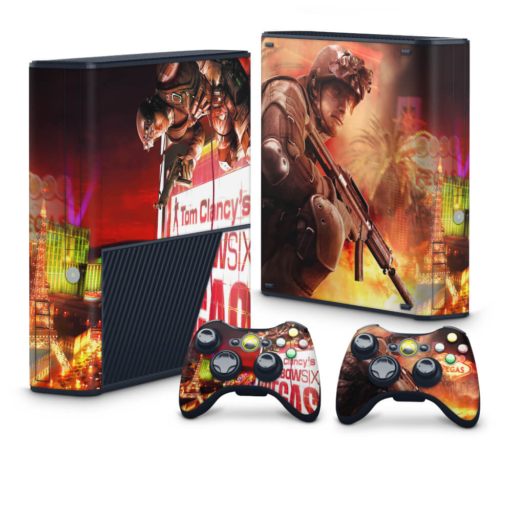 Skin Anti-Rage Xbox 360 Super Slim - Rainbow Six Vegas