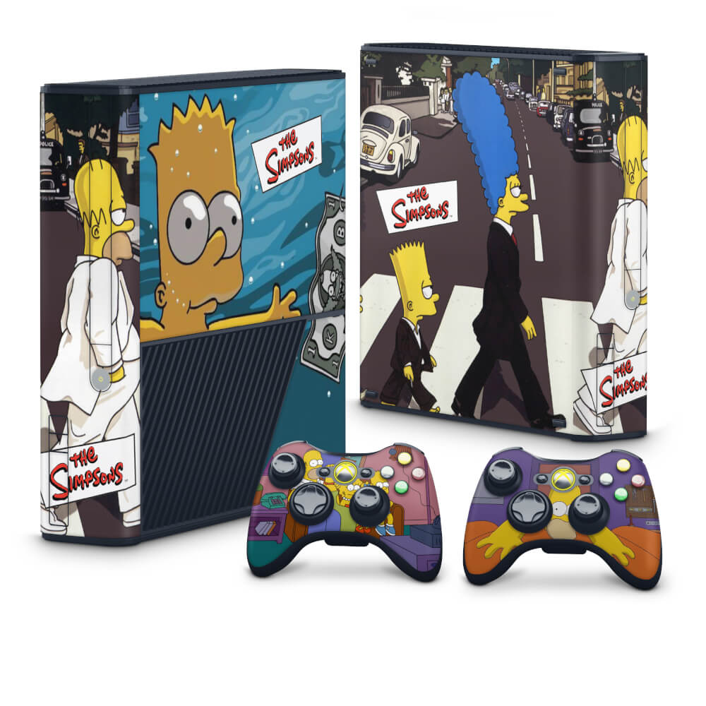 Skin Anti-Rage Xbox 360 Super Slim - Simpsons