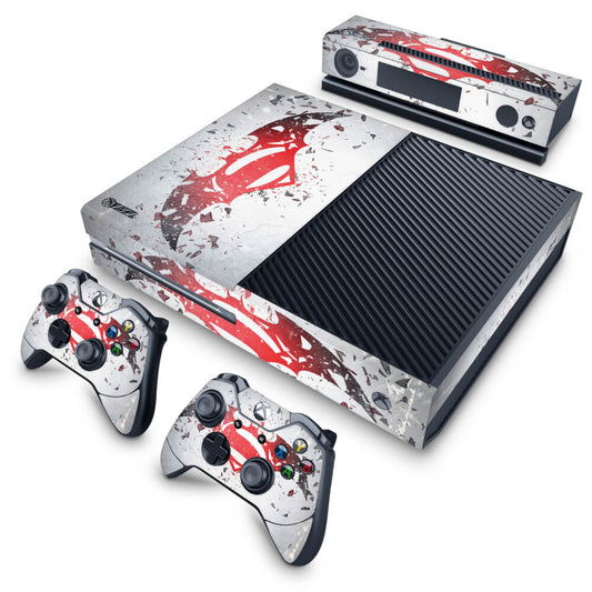 Xbox One Fat Skin Anti-Rage - Batman vs Superman Logo