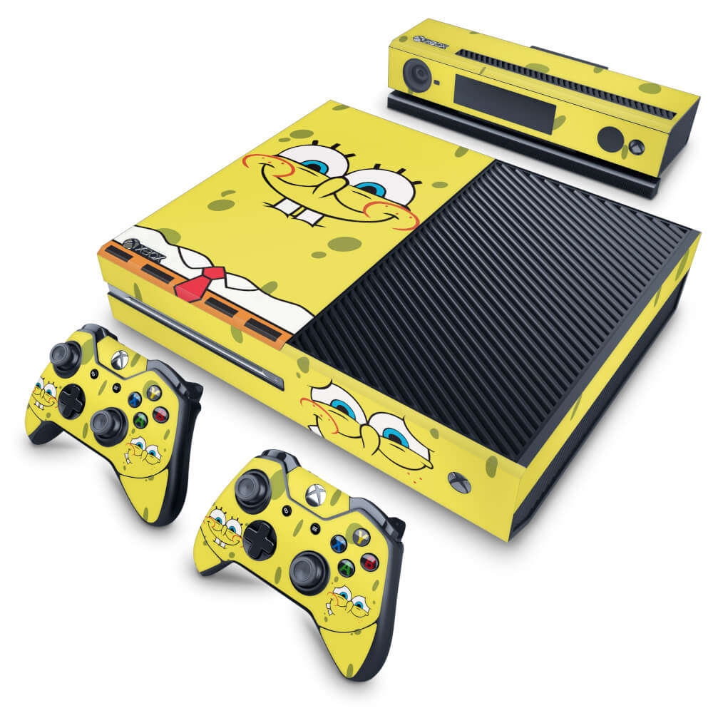 Skin Anti-Rage Xbox One Fat - Bob Esponja