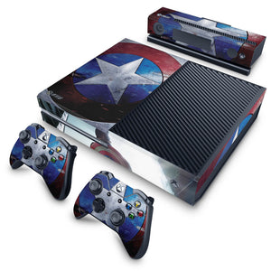 Skin Anti-Rage Xbox One Fat - Capitão America