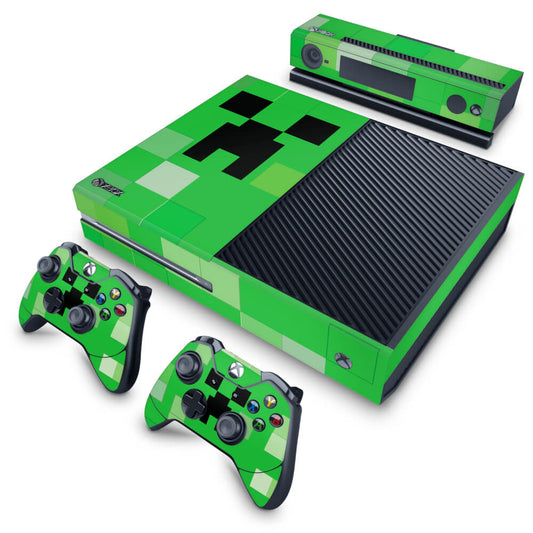 Xbox One Fat Skin Anti-Rage - Creeper Minecraft