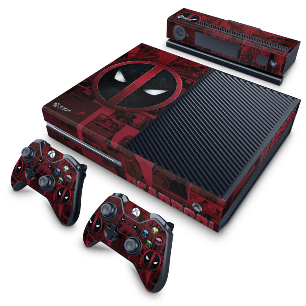 Skin Anti-Rage Xbox One Fat - Deadpool Comics