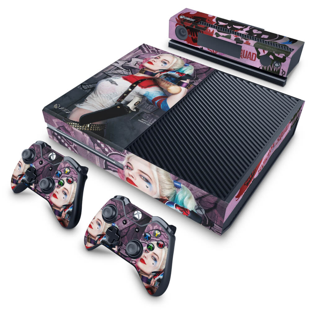 Xbox One Fat Skin Anti-Rage - Esquadrão Suicida #C