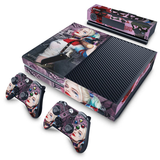 Xbox One Fat Skin Anti-Rage - Esquadrão Suicida #C