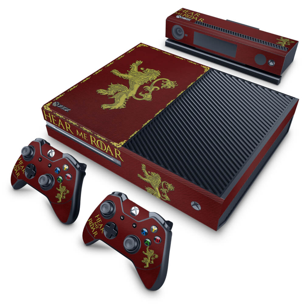 Skin Anti-Rage Xbox One Fat - Game Of Thrones Lannister